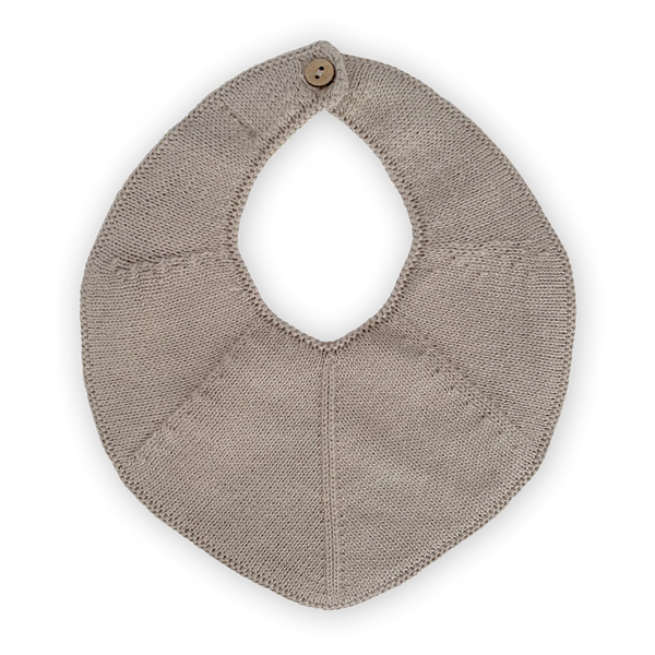 Bavoir Tricot - Floja Khaki