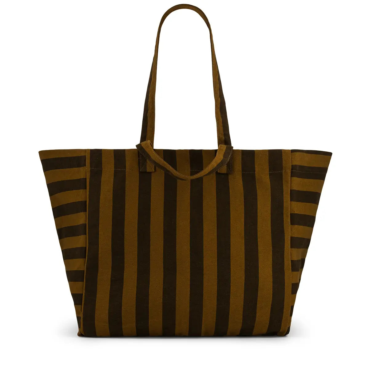 Tote Bag, Elisa - Cumin/Black Stripes