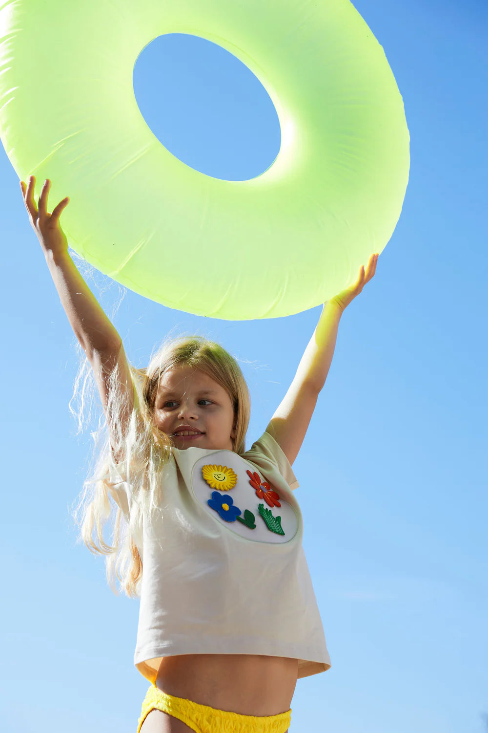 T-Shirt à velcro personnalisable - Écru