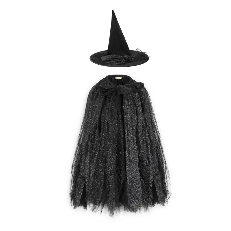 Le Kit de Déguisement de Sorcière - Cape et Chapeau
