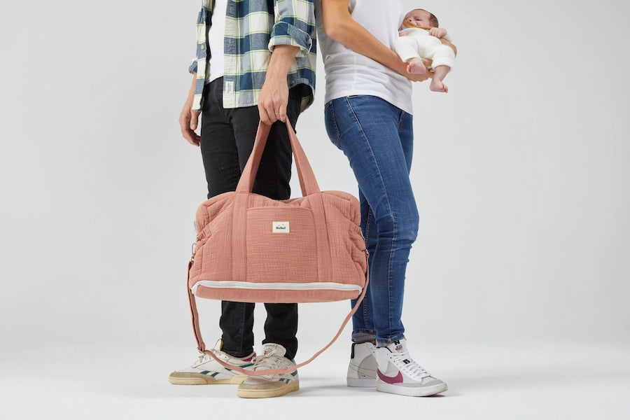 Diaper bag 24/48H (2 sizes in 1 bag) - Terracotta