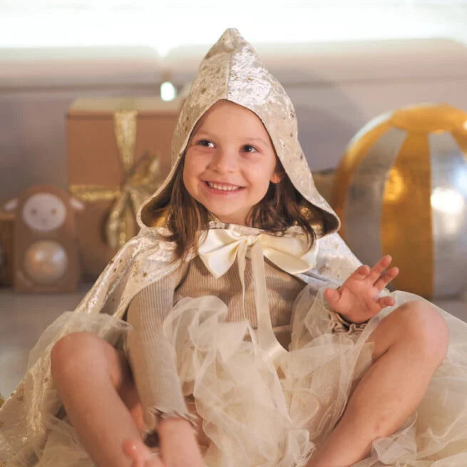 Cape Fairy en Velours - Déguisement Enfant