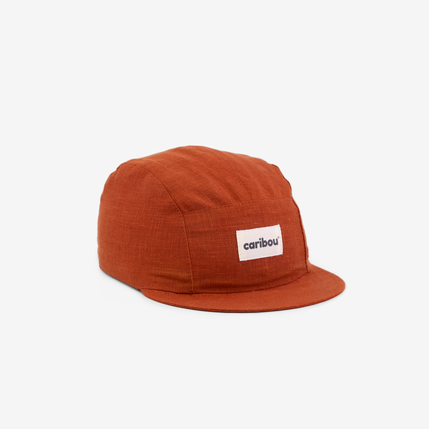 Linen cap - Paprika