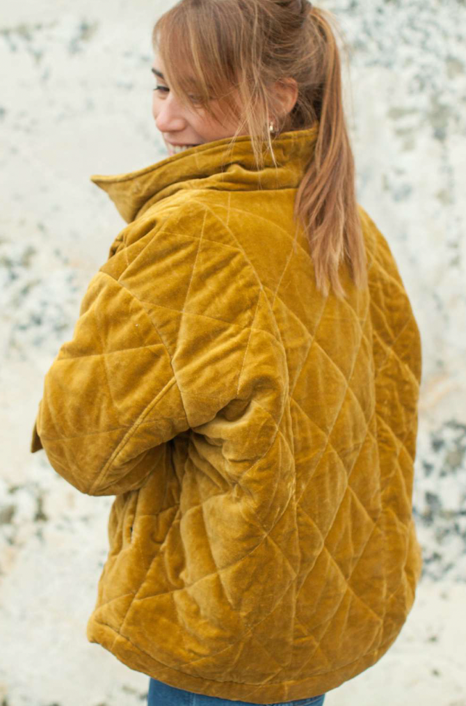 Kapur Jacket, Velvet Edition - Ocher