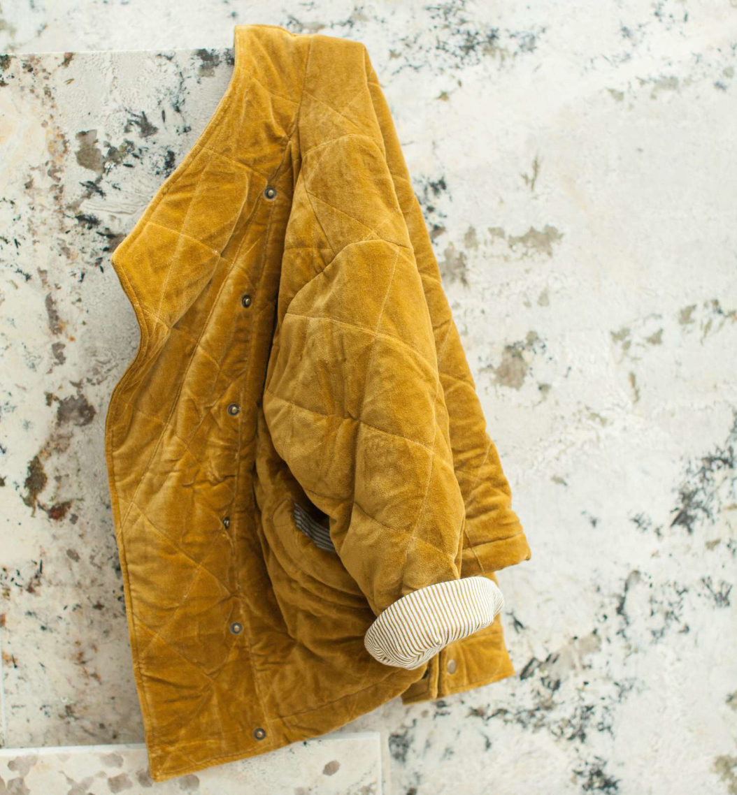 Kapur Jacket, Velvet Edition - Ocher
