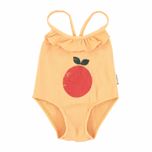 Maillot de bain - Orange pêche et Pomme