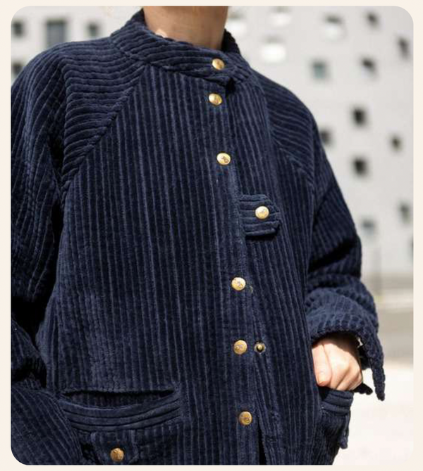 Jacket KALPANA | Corduroy - Navy