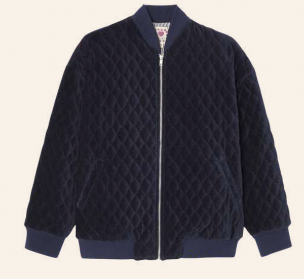 Jacket VISHAL - Smooth Velvet Navy