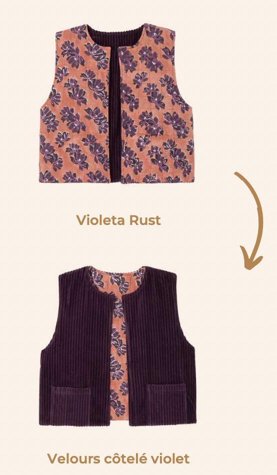 Gillet SAKARI Woman - Reversible, 2 colors
