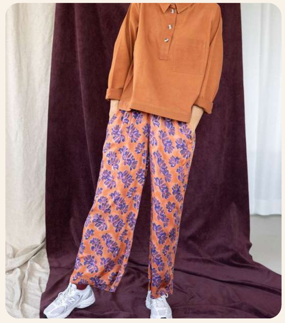 Hita Pants - Marguerite Olive