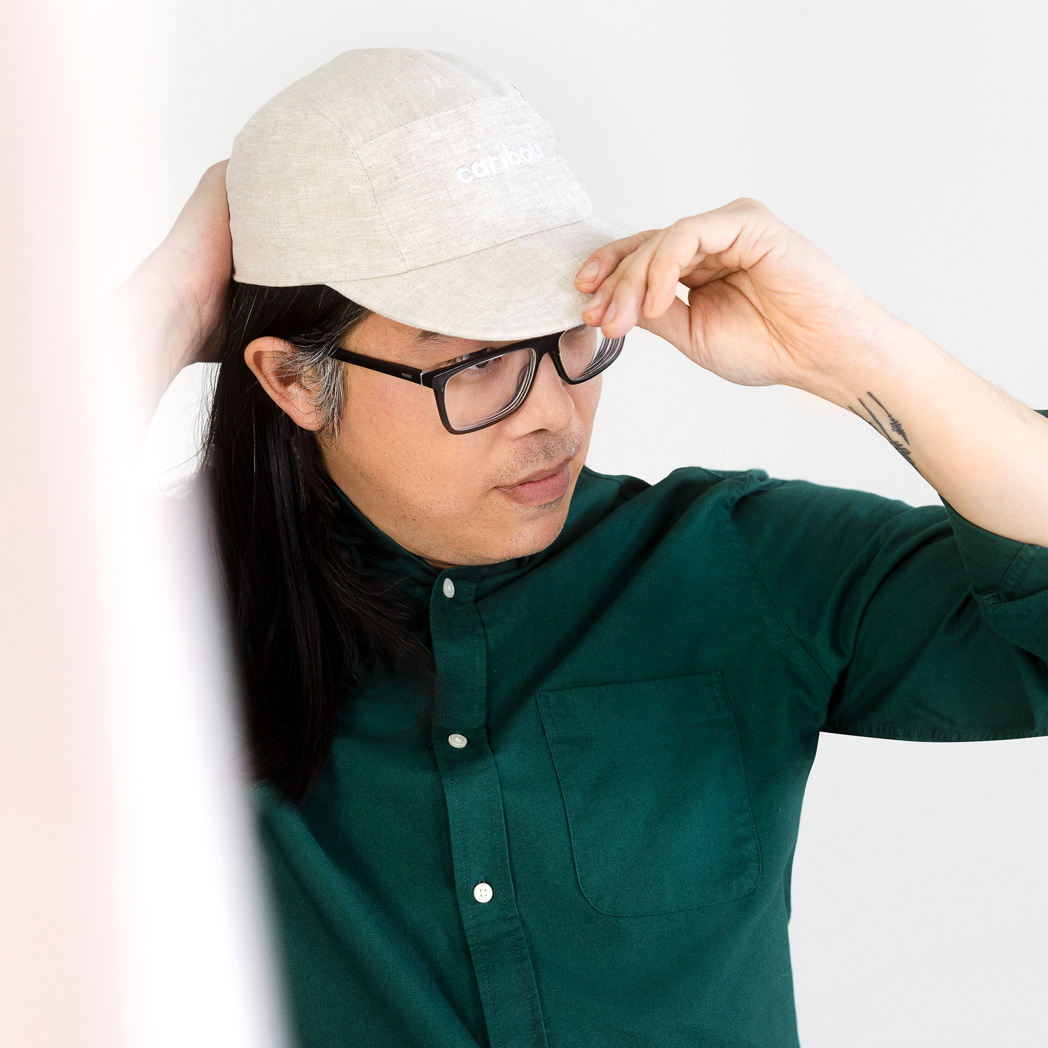 Linen cap ADULTS - Ecru