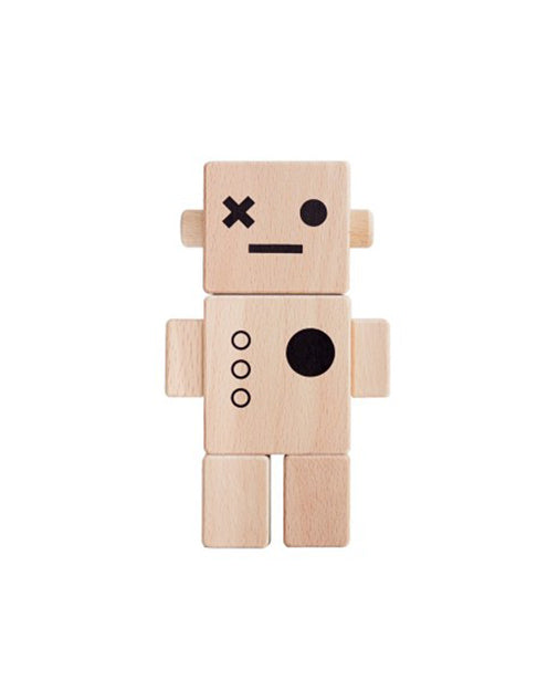 Robot en Bois - Naturel