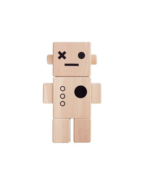Wooden Robot - Natural