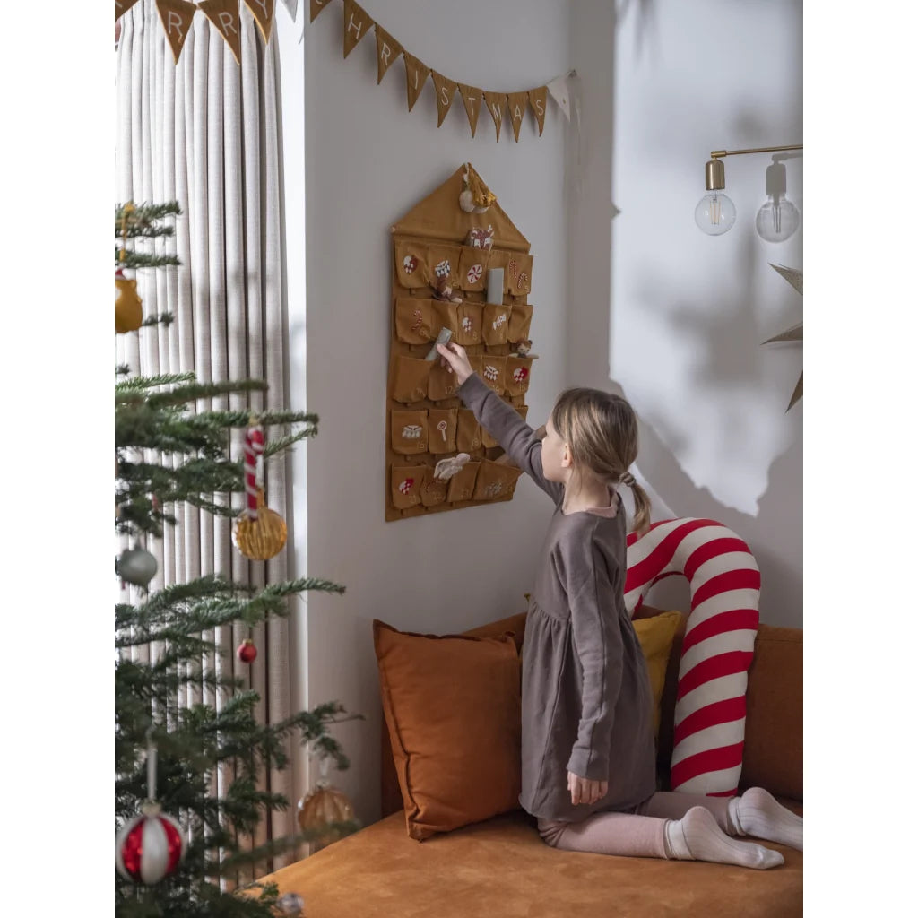 Calendrier de l'Avent en tissus - Nostalgie Ocre
