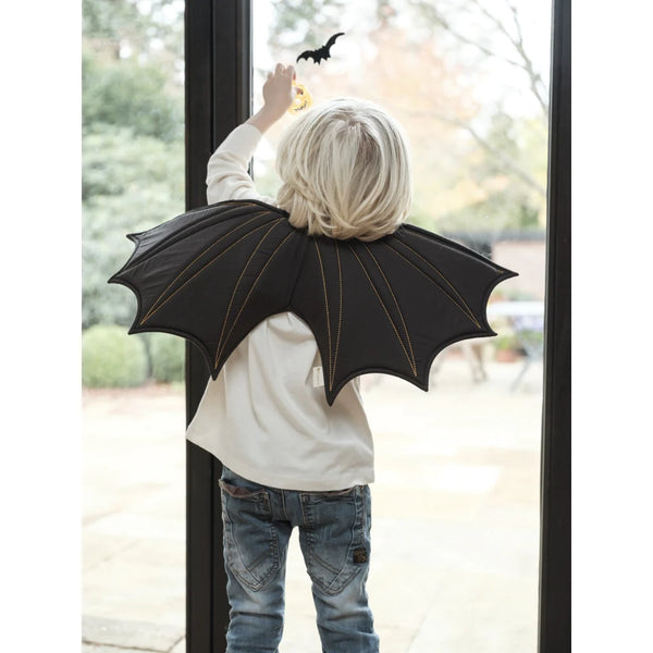 Bat Wings - Black and Gold