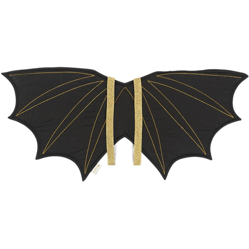 Bat Wings - Black and Gold