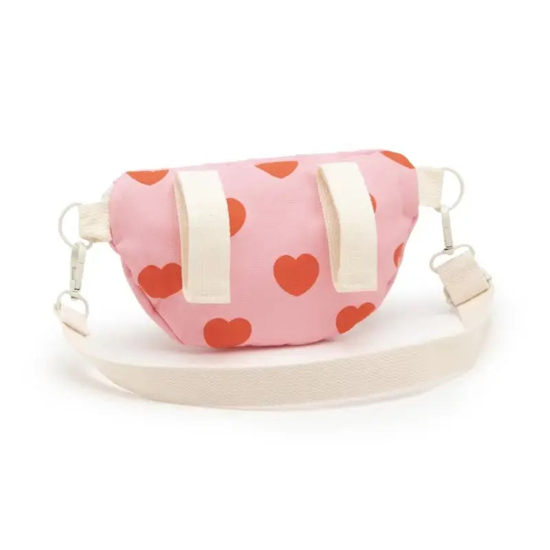 Le "Baby" sac banane Coeur - Rouge et Rose