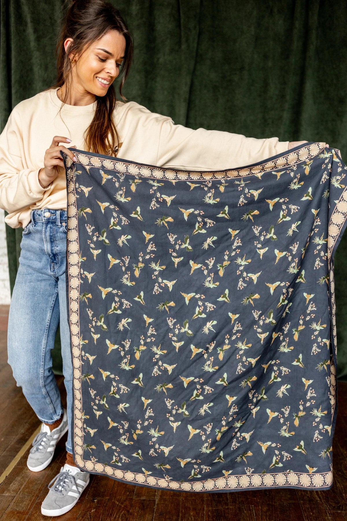 Scarf LATIKA - Stormy Cherry