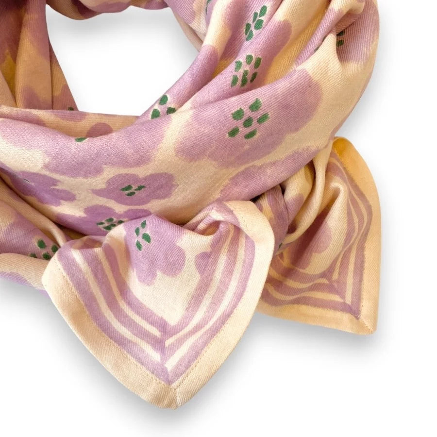 Foulard LATIKA - Flora Bold Lavande