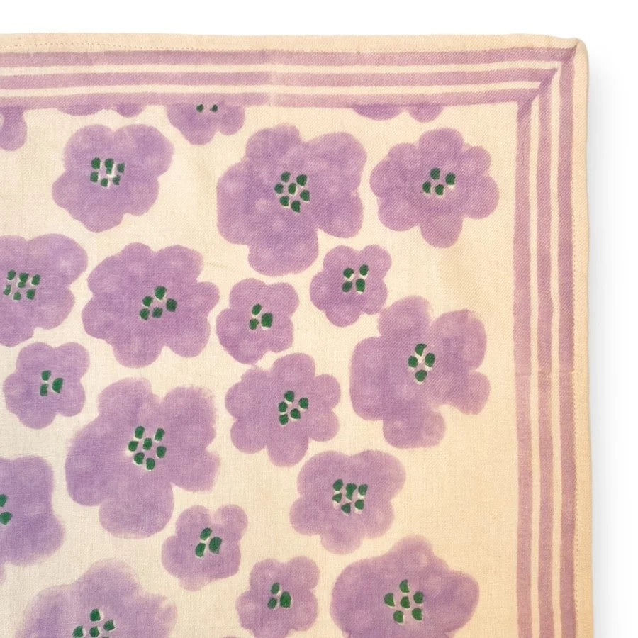 LATIKA Scarf - Flora Bold Lavender