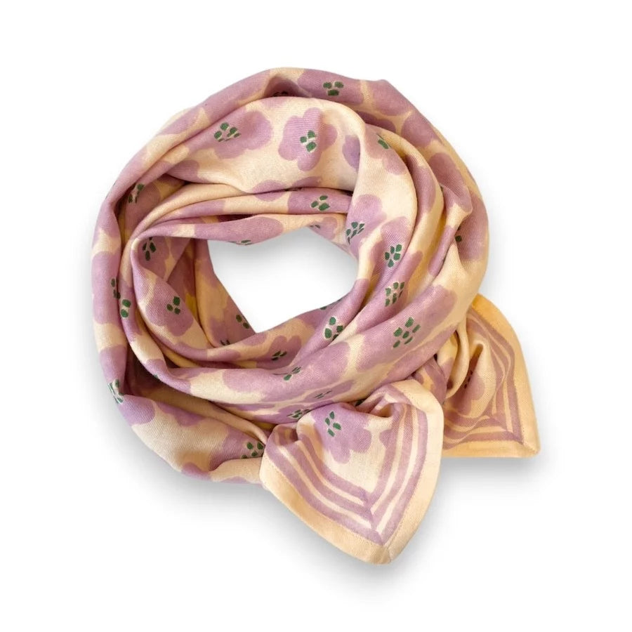 LATIKA Scarf - Flora Bold Lavender