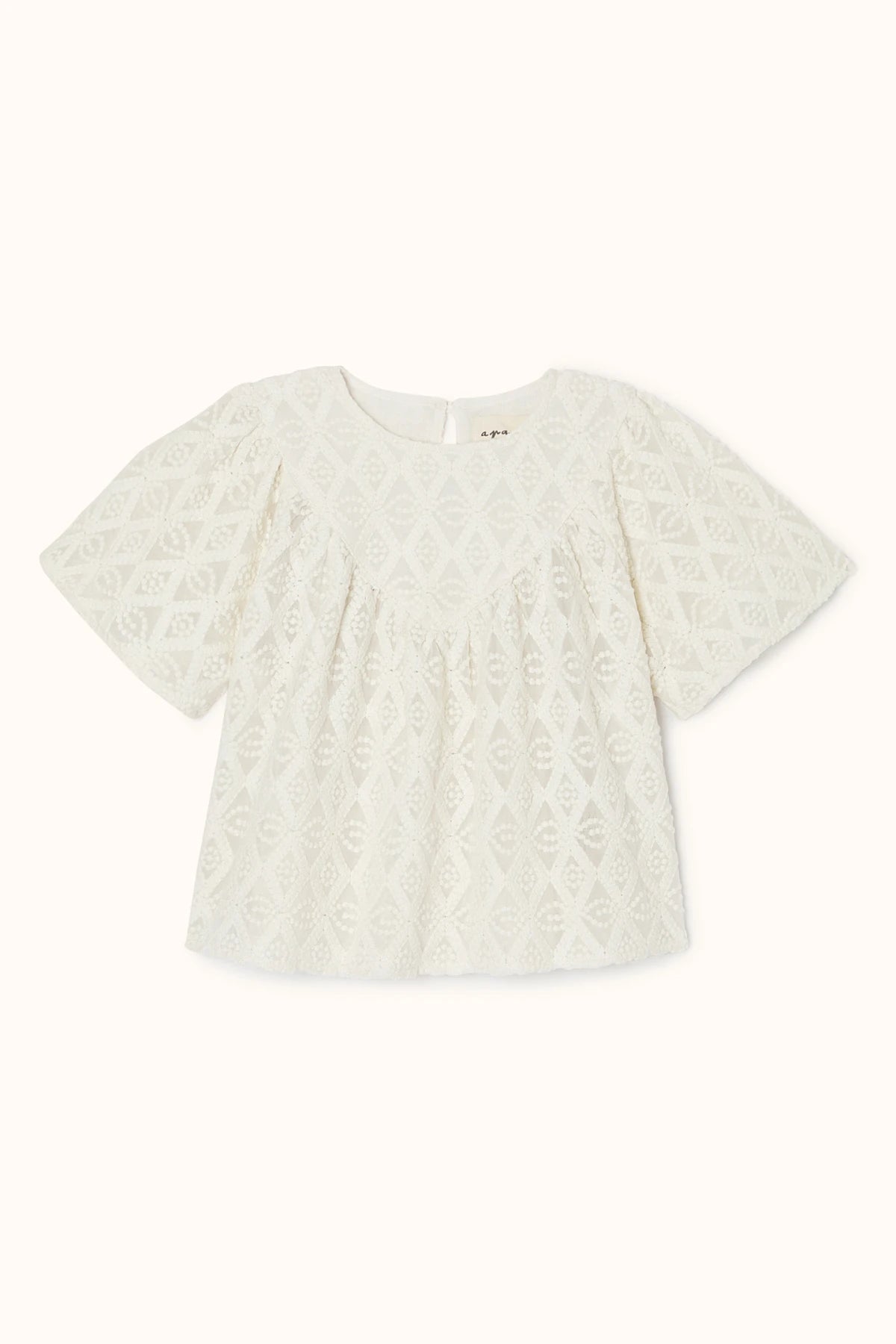 Blouse KALKI enfant - Merveille, Dentelle Brodée
