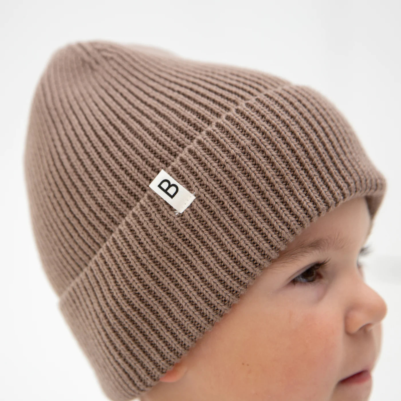 Baby hat and <tc>kids</tc> in Knit - Cappuccino
