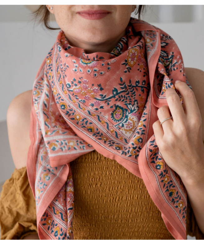 Grand Foulard - Aarti Lilas
