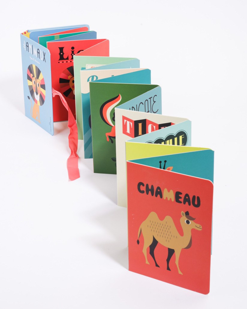 Mini Leporello Animaux - Livre 0+