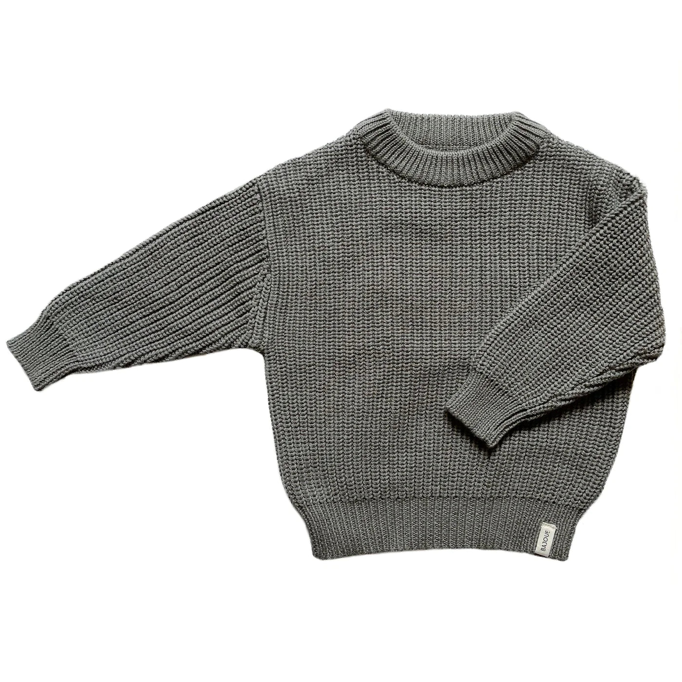 Pull évolutif bébé et enfant en Tricot - Sauge