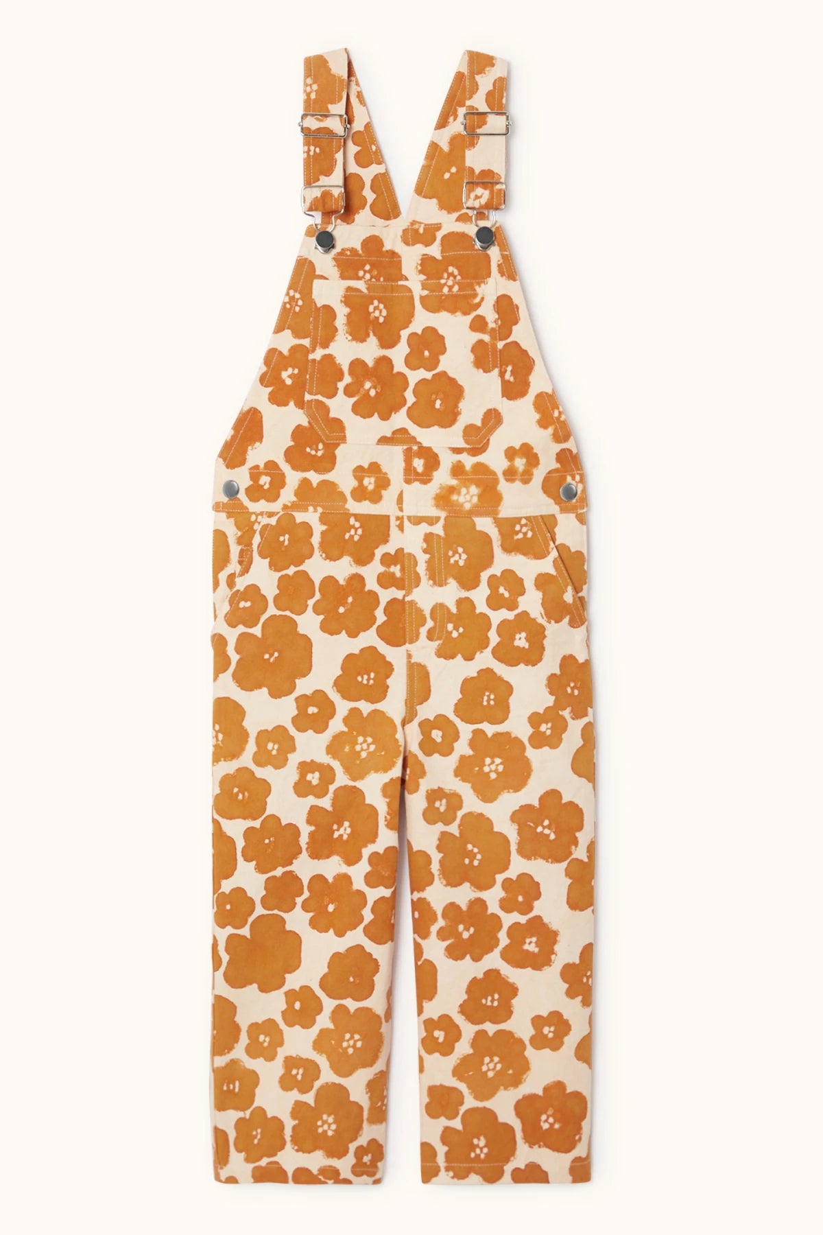 Macha Overalls - Flora Bold Orange