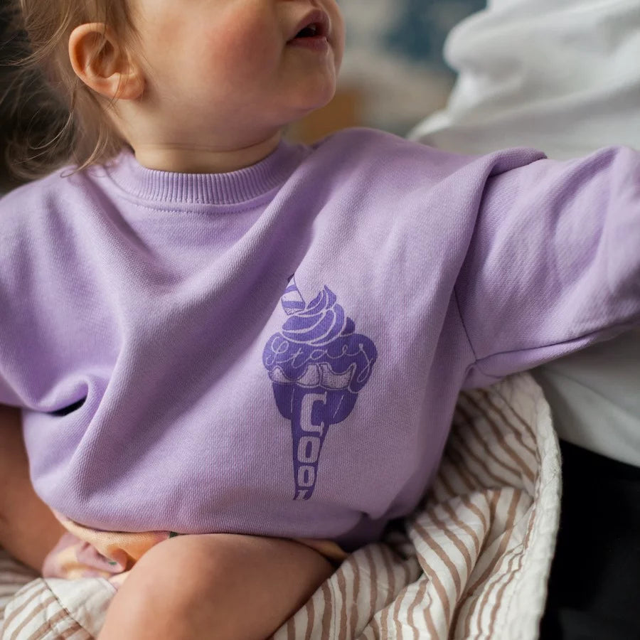 Balloon Sweatshirt - Lavender Ice