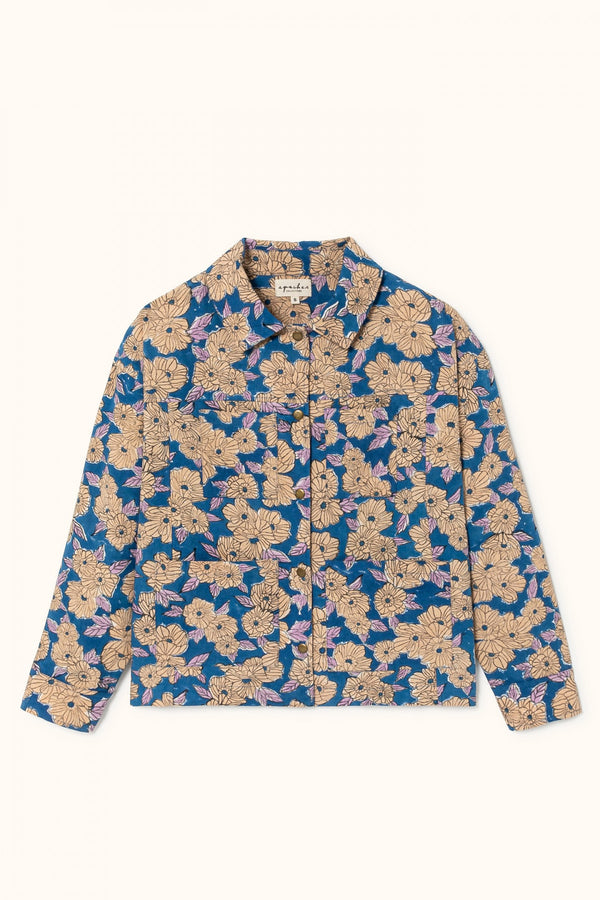 Avara Women's Jacket - Bloom Blue Klein