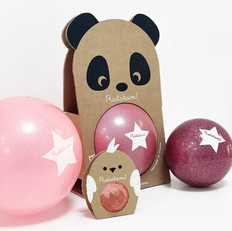 Glitter Bouncy Ball - Pink Diamond