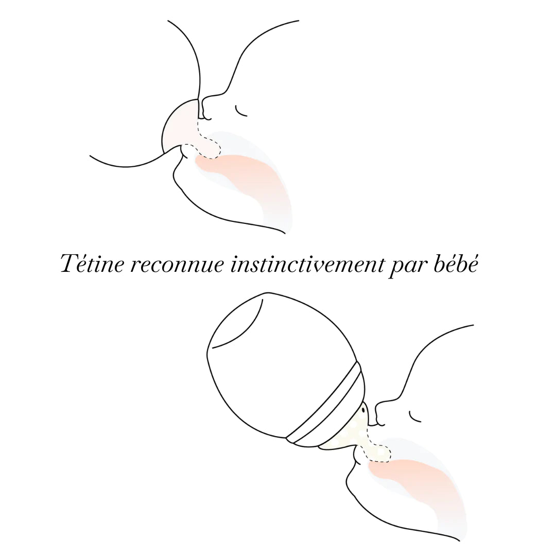 Duo de Tétines Physiologique et Anti-colique - Débit Rapide