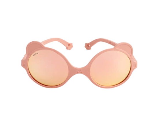 Sunglasses, 1-2 years old Peach pink bear