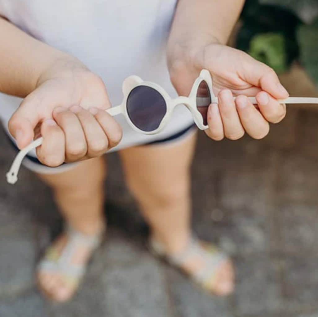 Lunettes de soleil 2-4 ans Ourson Rose pâle