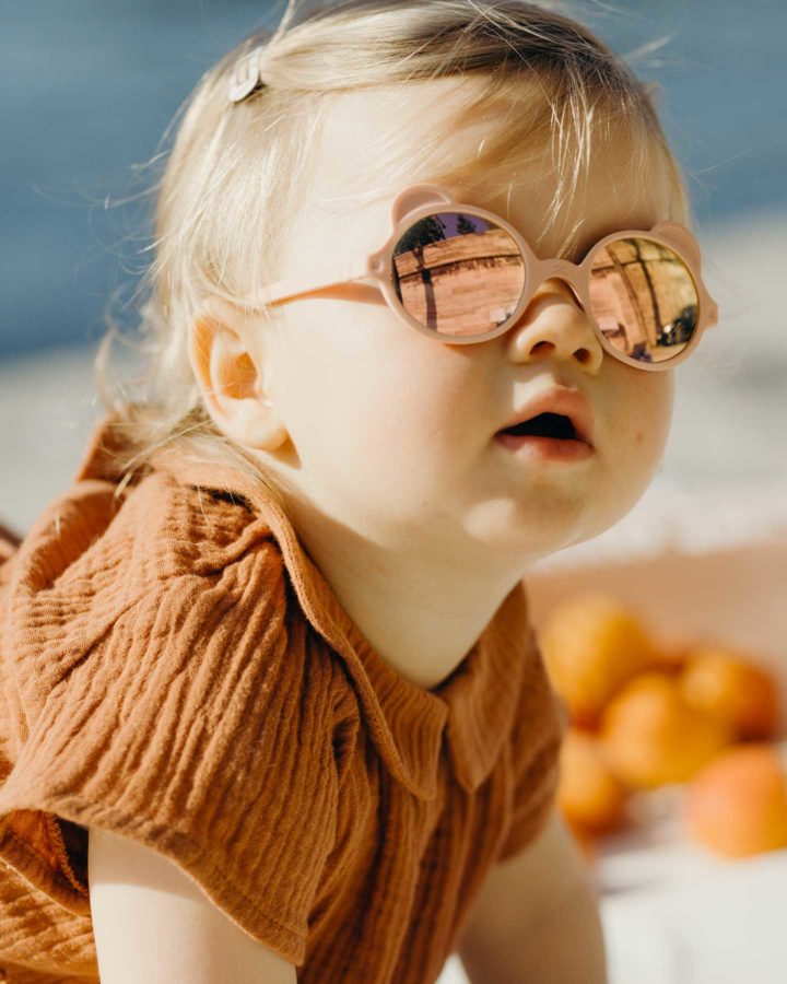 Sunglasses, 2-4 years old Ourson Peach pink