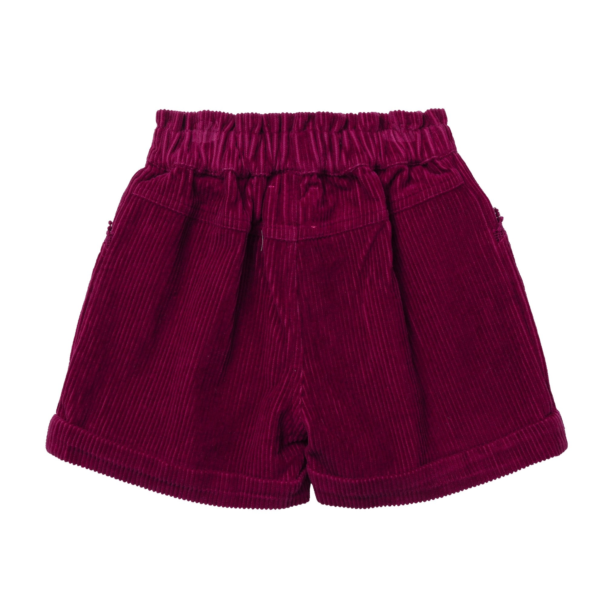 Corduroy shorts - Cassis