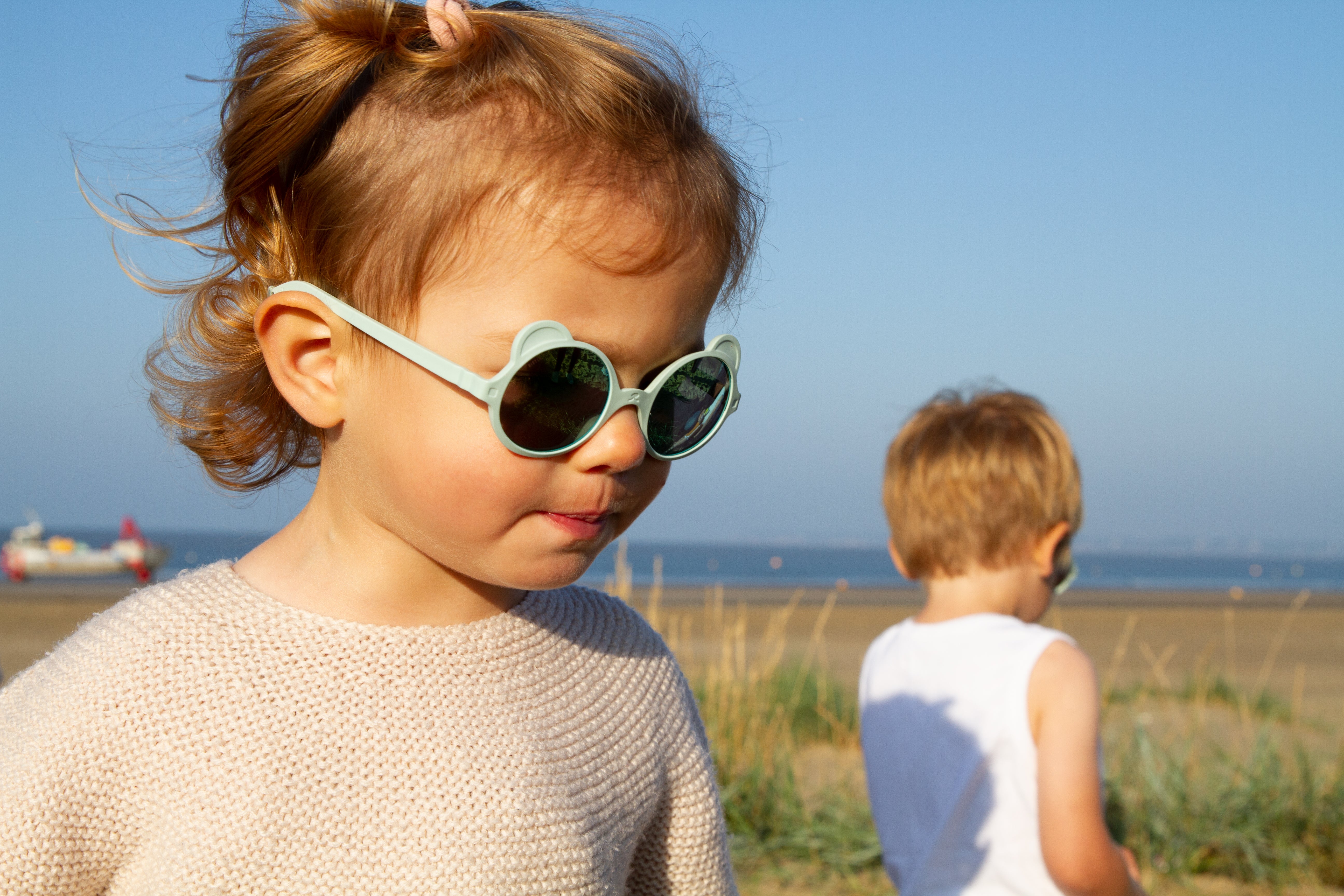 Lunettes de soleil 1-2 ans Ourson Vert amande