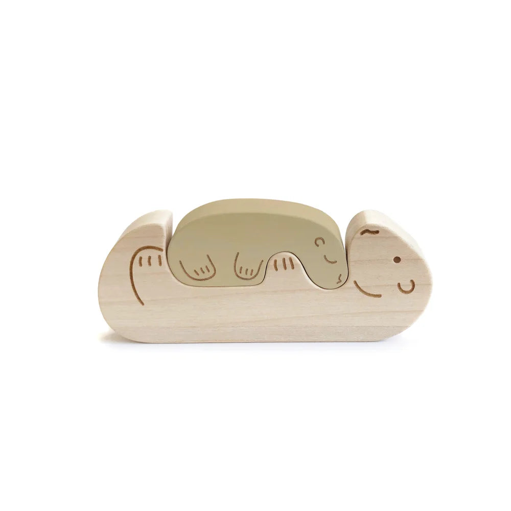 Sea Otters Wooden Puzzle