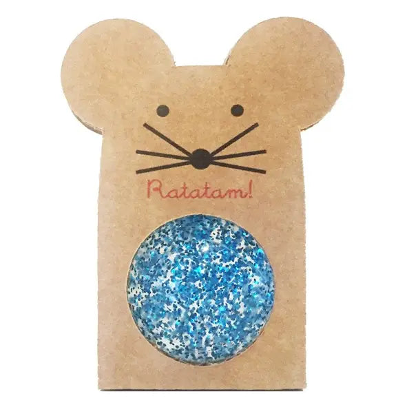 Sequin bouncing ball - Blue mouse