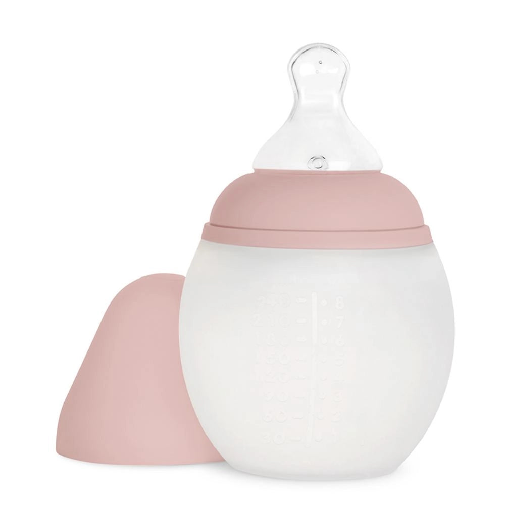 Soft Silicone Bottle 8oz/240ml - Blush