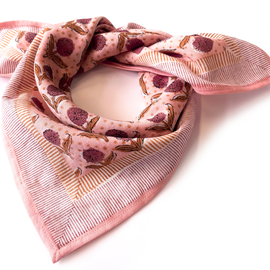 Foulard Manika - Lotus Poudre