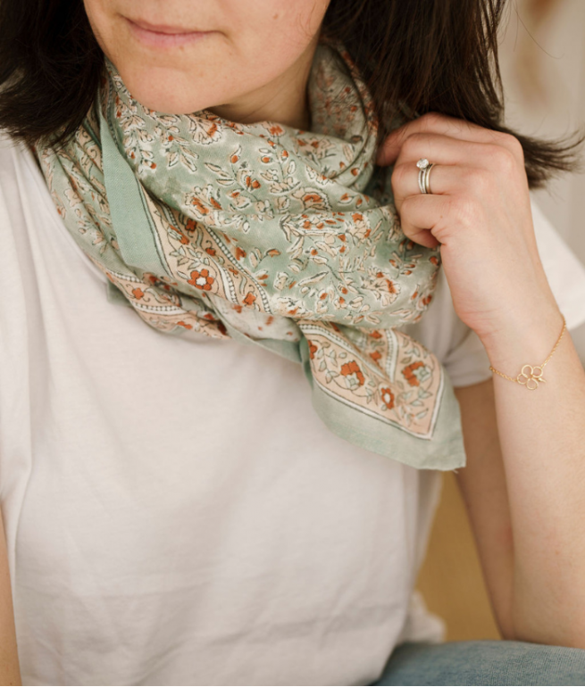 Grand Foulard - Sarika Matcha