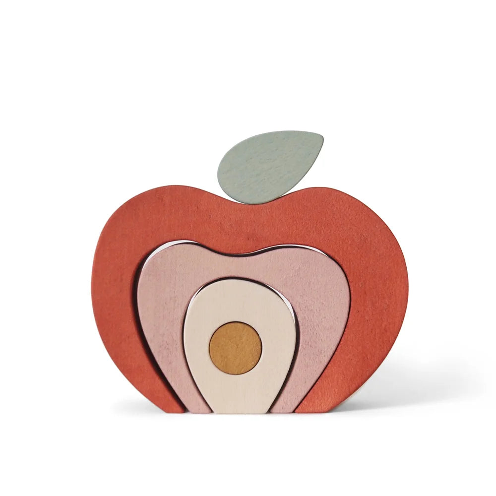 Stackable wooden toy - Apple