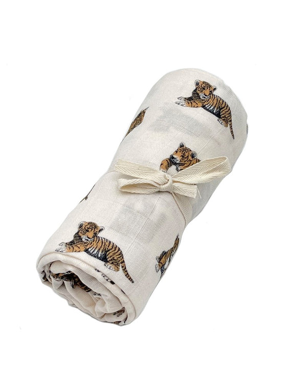 GASPARD Muslin Blanket - Tiger