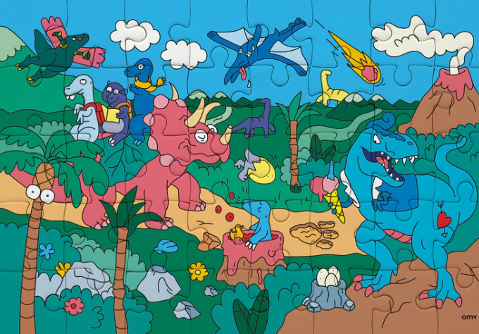 Mini casse-tête - Dinosaures
