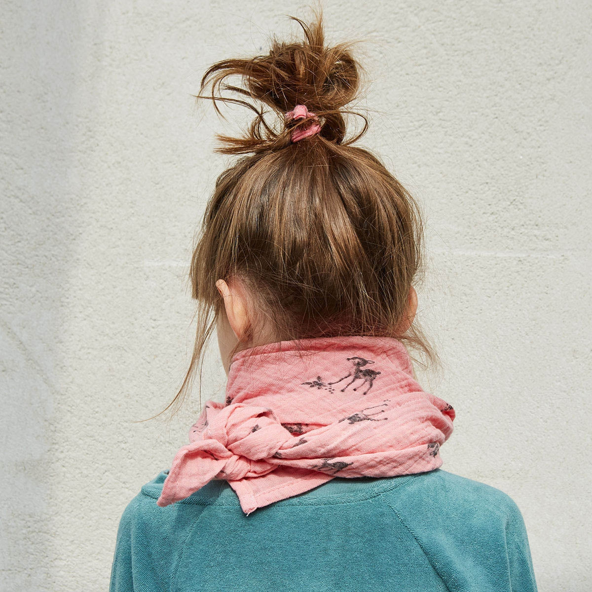 Muslin Blanket - Fawn Flamingo Pink