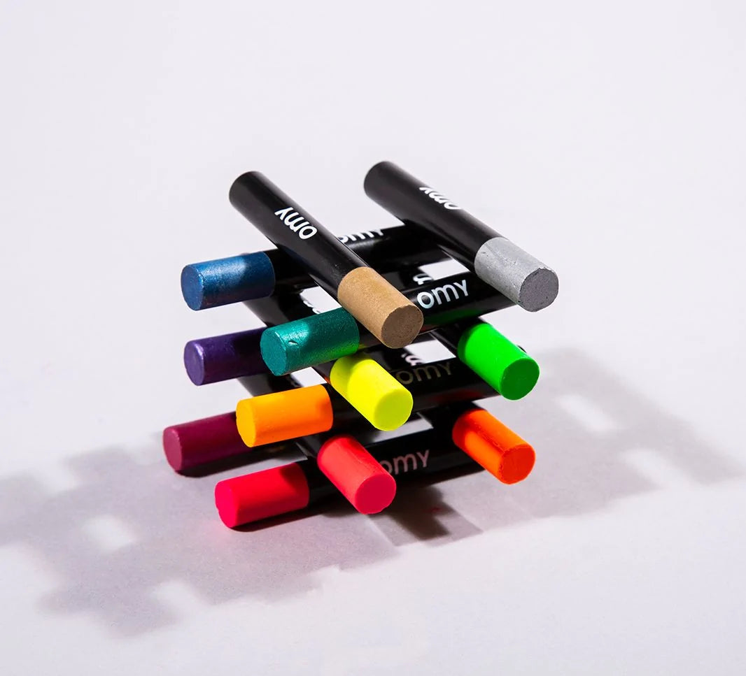 Oil pastels - Neon